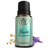 HOLIDAY DOORBUSTER 5 Discount Coupon Code DCMBROFF - Slumber Oil Blend to Help Sleep By Ovvio Oils - Naturally Fight Insomnia 100 Holistic and Natural Aromatherapy Sleep Aid to the Rescue Formulated to Relax and Calm the Natural Way - Comparable to doTERRA Serenity Young Living Essential Oils Healing Solutions Sun Organic Edens Garden - Large 15ml