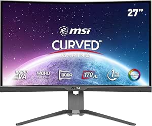 MSI MAG 275CQRF-QD Écran Gaming Incurvé 27" WQHD