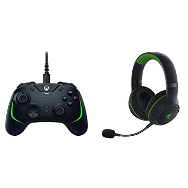 Razer Wolverine V2 Chroma Wired Gaming Controller   Kaira Pro Wireless Gaming Headset Bundle for Xbox Series X|S, Xbox One, PC