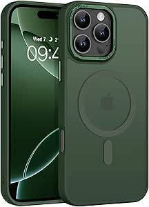 BENTOBEN for iPhone 16 Pro Max Case 2024, Phone case iPhone 16 Pro Max Magnetic Case [Compatible with Mag Safe] Translucent Matte Slim Shockproof Protective Cover for iPhone 16 Pro Max 6.9" Green