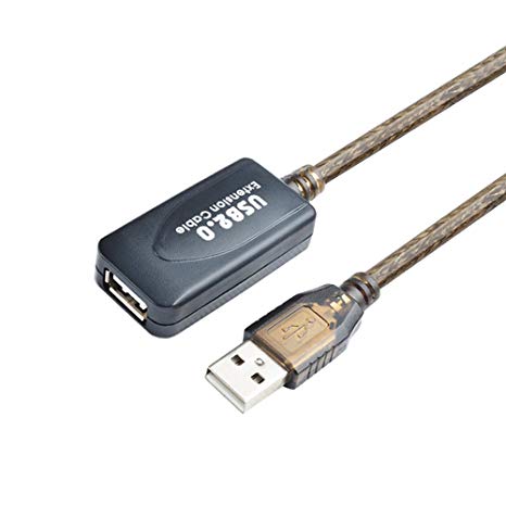 Pasow USB 2.0 A Male to A Female Extension Cable High Speed 480 Mbps(30 Feet)