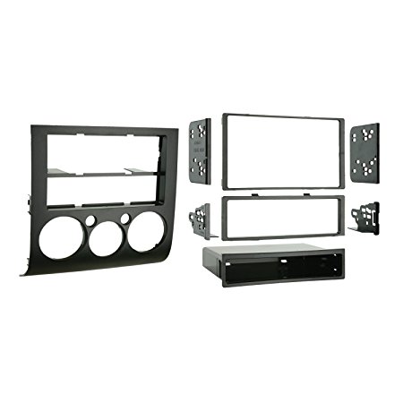 Metra 99-7012 Single or Double DIN Installation Kit for 2004-2007 Mitsubishi Galant with Automatic Climate Control