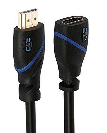 C&E High Speed HDMI Extension Cable Male to Female, 50 Feet, CNE531007