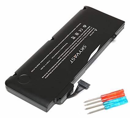Skyvast® 63.5Wh New A1322 Battery for Apple Macbook Pro 13-Inch Unibody A1322 A1278 (2009 2010 2011 Version) P/N: MB990*/A MB990LL/A MB990J/A
