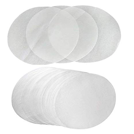 (Set of 100) Parchment Paper 12 inch Diameter Round Non-Stick Baking Paper Liners Cake Pans Circle Cookies Cheesecake Deep Dish Pizza