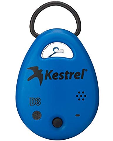 Kestrel Drop D3 Wireless Temperature Humidity Pressure Data Logger Blue