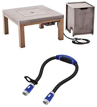 Better Homes & Gardens 31.5" Square Gas with Flashlight (Square Farris Fire Pit Table)