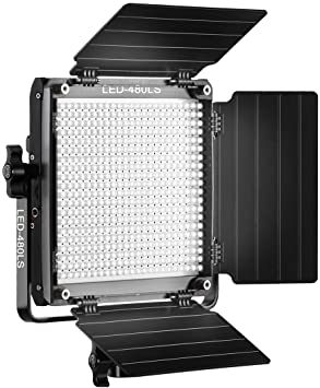 GVM Led Bi-Color Video Lights with APP Function, Variable CCT 2300K-6800K and 10%-100% Brightness with Digital Display for Video Studio Shooting, CRI97+ TLCI97 Led Light Panel +Barndoor (1 Pack)