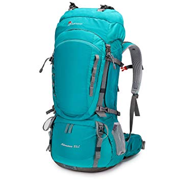 MOUNTAINTOP 55L/80L Hiking Backpack with Rain Cover
