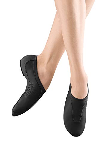 Bloch Dance Women's Pulse Leather and Neoprene Split Sole Jazz Shoe