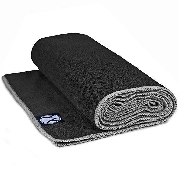 Youphoria Yoga Towel - Microfiber Non Slip Yoga Mat Towels (24 x 72)