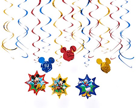 American Greetings Mickey Mouse Clubhouse Hanging Party Decorations, Party Supplies
