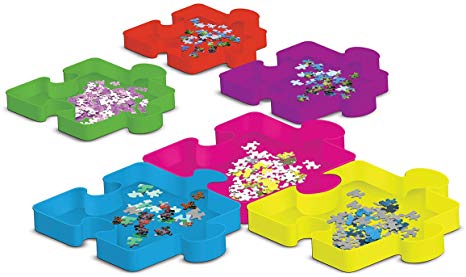 MasterPieces Accessories, Jigsaw Puzzle Sort & Save, 7.85" x 7.85", 6 Stackable Trays