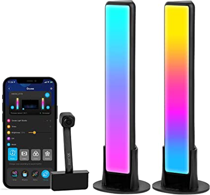 Govee Flow Pro Light Bar, WiFi RGBIC TV LED Backlights with Camera, Work with Alexa & Google Assistant, Sync with Music for 27-45 inch PC, TV, Gaming