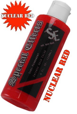 Special Effects Hair Dye -Nuclear Red #13