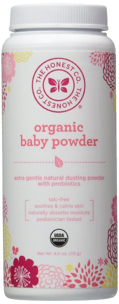 The Honest Company Organic Talc-Free Baby Powder - 4 oz