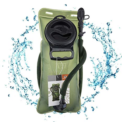 WACOOL 3L 3Liter 100oz 2L 2Liter 70oz BPA Free EVA Hydration Pack Bladder, Leakproof Water Reservoir