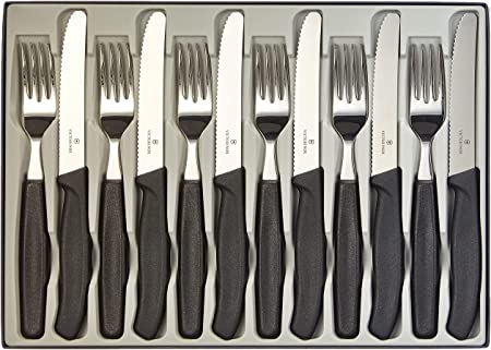 Victorinox 6.7833.12 Swiss Classic Table Set, Black