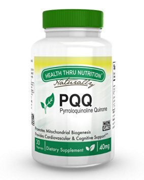 PQQ 40mg 30 Vegecaps (Pyrroloquinoline Quinone)