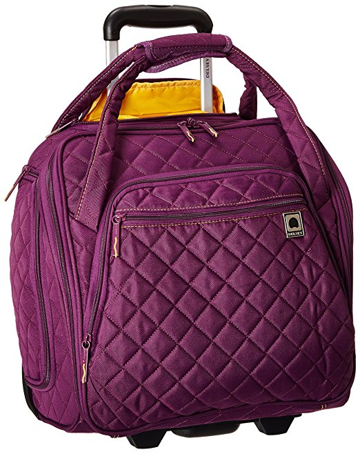 Delsey Quilted Rolling UnderSeat Tote- EXCLUSIVE