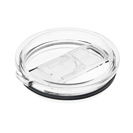 A-store Spill Resistant Lid for 30 Oz Yeti Rambler - Best Rtic Yeti Accessories - Straw Friendly Yeti Lid fits Rtic Tumbler and More - Replacement Tumbler Cup Lids for Yeti Rambler Rtic Tumblers (Clear)