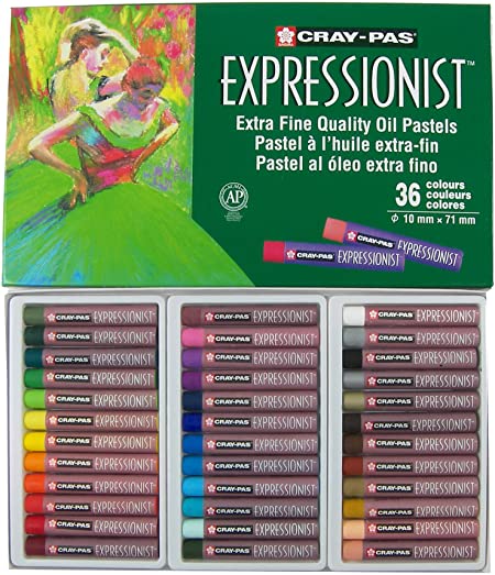 Sakura XLP36 36-Piece Cray-Pas Expressionist Assorted Color Oil Pastel Set