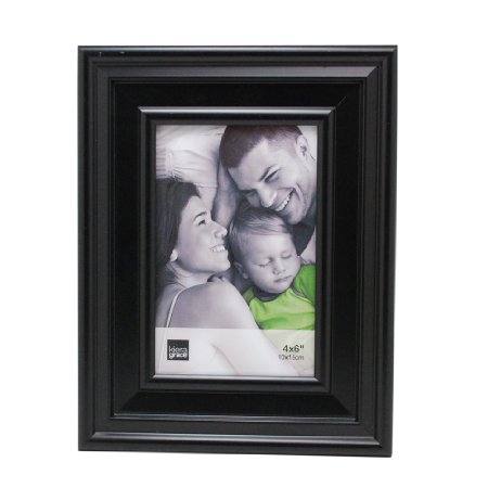 Kiera Grace Cole Picture Frame, 4 by 6-Inch, Black