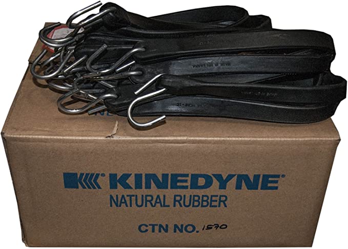 20 Heavy Duty 21" Trailer Tarp Straps for Cargo Tie Downs and Flatbeds