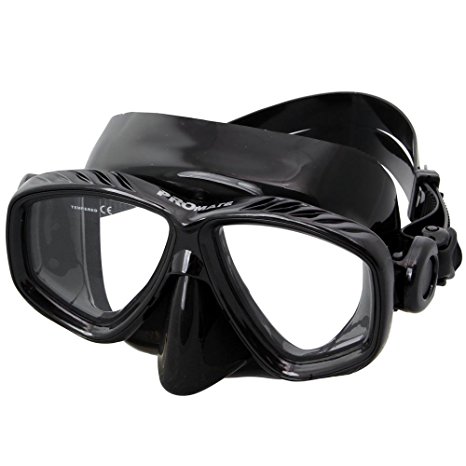 RX Promate Prescription Snorkeling Mask with Nearsight Optical Corrective Lens-1.0 to 10.0