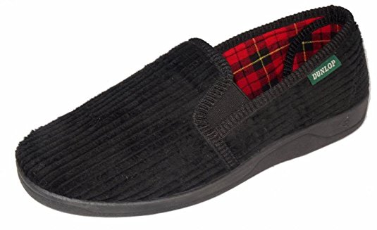 Men's Famous Dunlop BYRON Corduroy Slippers UK sizes 6,7,8,9,10,11,12,