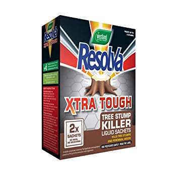Resolva Strength Xtra Tough Tree Stump Killer Sachets, 2 x 100 ml
