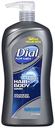 Dial for Men Hair   Body Wash, Hydro Fresh, 32 Ounce