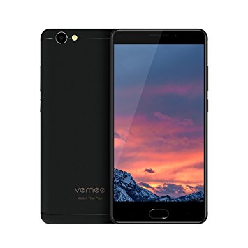 Vernee Thor Plus 4G Unlocked Smartphone 5.5-Inch HD Screen Android 7.0 MTK6753 1.3GHz 3GB RAM 32GB ROM 8MP 13MP GPS GLONASS 6200mAh Battery Fast Charge Mobile phone