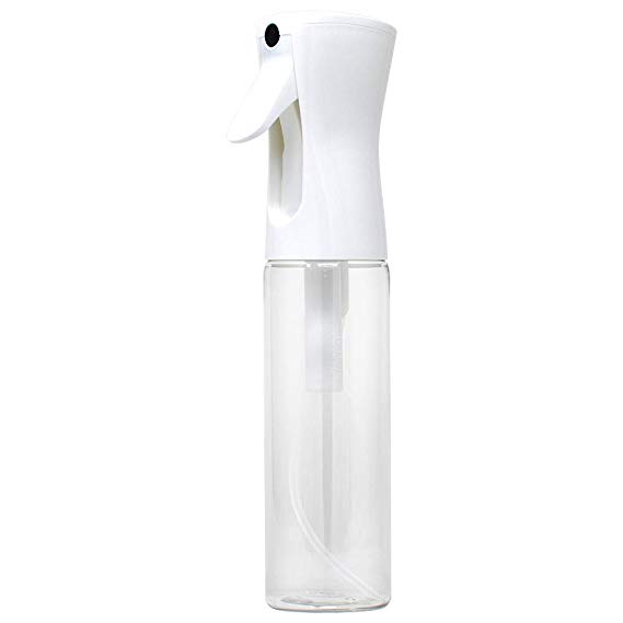 Flairosol Sprayer Continuous Hair Water Mister Spray Bottle (White Head 1 x 10oz)
