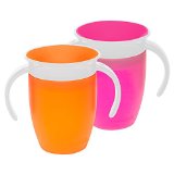 Munchkin Miracle 360 Trainer Cup PinkOrange 7 Ounce 2 Count