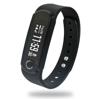 Jarv Elite IPX7 water resistant Fitness Tracker Activity Band and Smart Watch with OLED Display Bluetooth Wireless Sync and 10 Day Battery NEW 2016 UPDATED VERSION NOW SHIPPING
