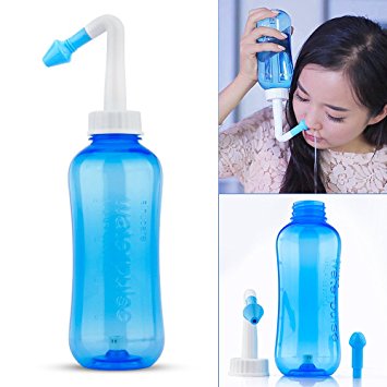 HailiCare 500ml Nasal Rinsing Nose Wash System Neti Pot for Allergic Rhinitis