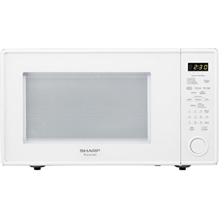 Sharp 1.8 Cu. Ft. 1100W Countertop Microwave, Microwave Oven, White
