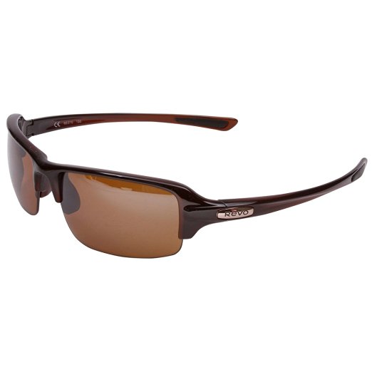 Mens Revo Abyss Polarized Sunglasses Polished Rootbeer/Bronze