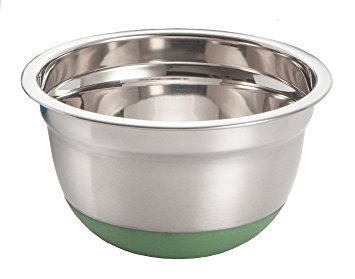 ExcelSteel 296 1.5-Quart Stainless Steel Non Skid Base Mixing Bowl