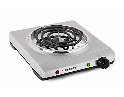 Toastess THP-517 Electric Single-Coil Cooking Range, Stainless Steel
