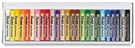 Pentel Arts Oil Pastels, 25-Color Set