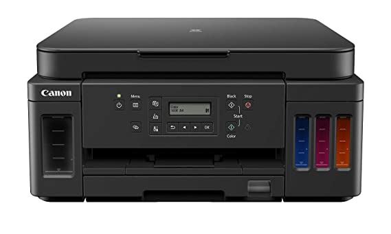 Canon PIXMA G6070 All-in-one Wi-Fi Colour Ink Tank Printer with Auto-Duplex Printing and Networking (Black)