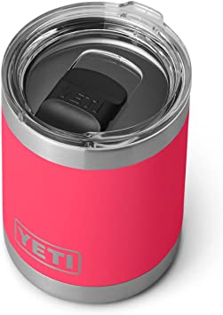 YETI Rambler 10 oz Lowball, Vacuum Insulated, Stainless Steel with MagSlider Lid