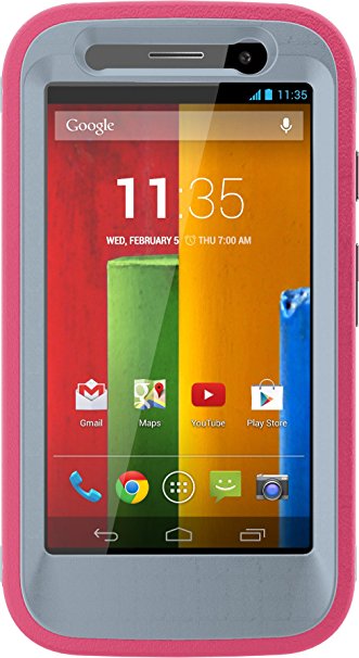 OtterBox Defender Series Case for Moto G - Retail Packaging - Wild Orchid (Discontinued by Manufacturer)