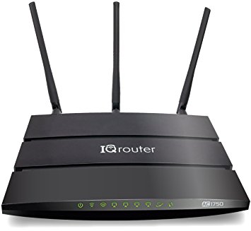 IQrouter – IQRV2 Self-Optimizing router with dual band WiFi (AC1750) adapts to your line for improved quality