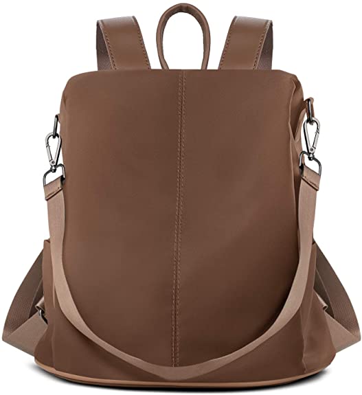 AtailorBird Women Backpack Purse, Mini Waterproof Nylon Anti-Theft Shoulder Bag 2 Ways Convertible Rucksack Schoolbag