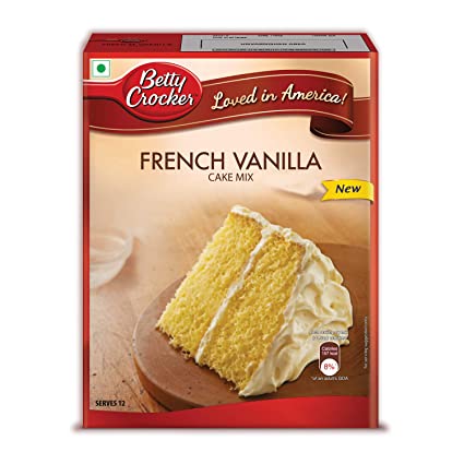 Betty Crocker Super Moist Cake Mix, French Vanilla Flavor, 520 gm