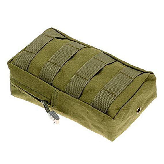 Bluelans Molle Pouches - Compact Water-resistant Multi-purpose Tactical EDC Utility Gadget Gear Hanging Waist Bag Pouch