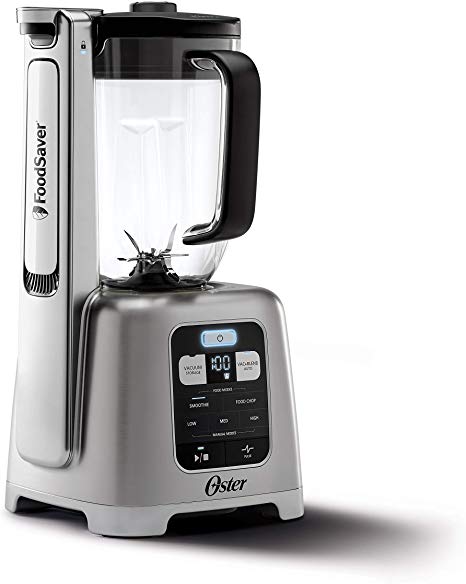 Oster BLSTAB-CB0-000 Blender with Vacuum Technology, Brushed Nickel